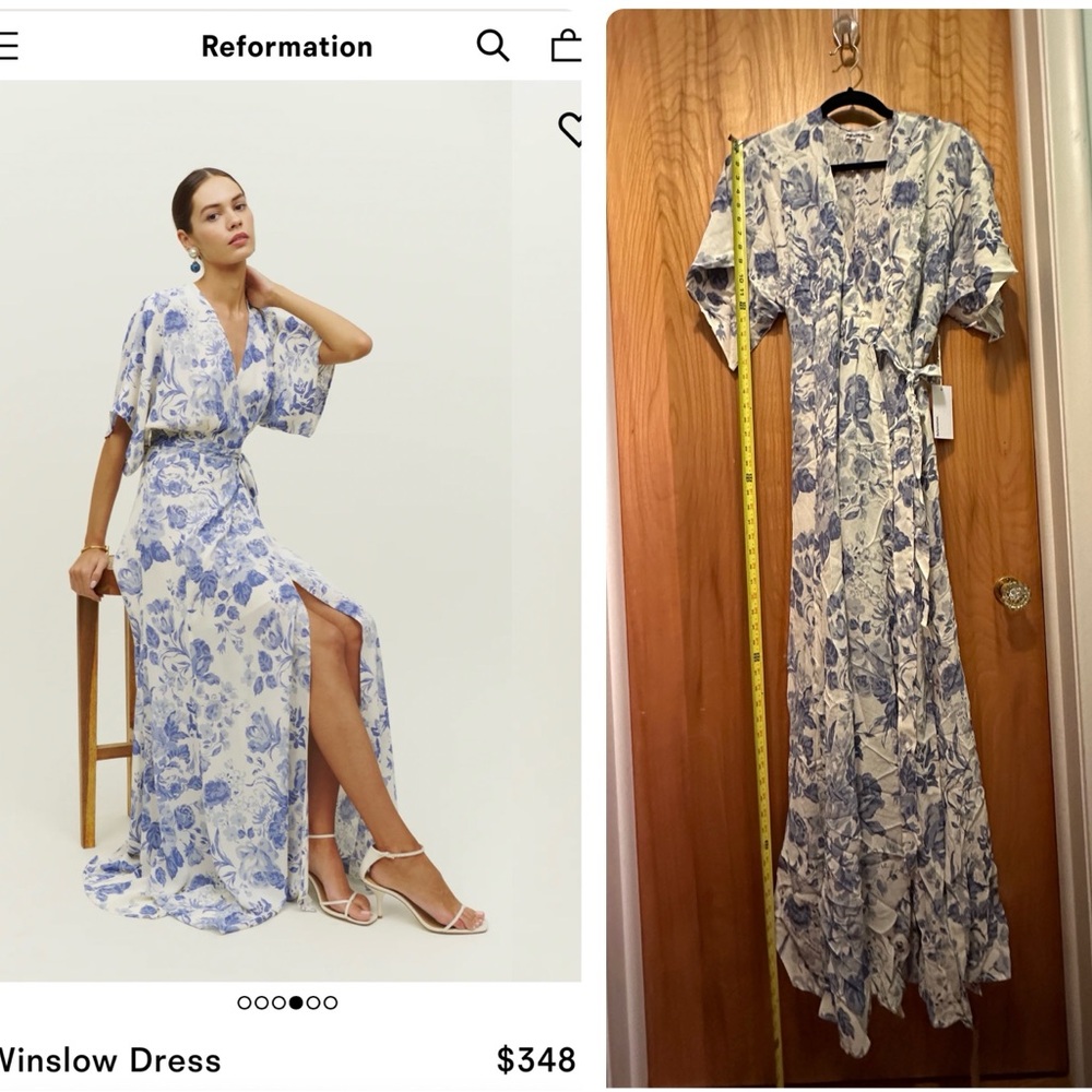 Reformation Winslow Dress - Lucerne